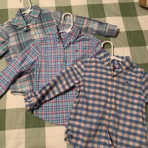 2T Vineyard Vines Button Up, perfect condition! Selling as bundle!